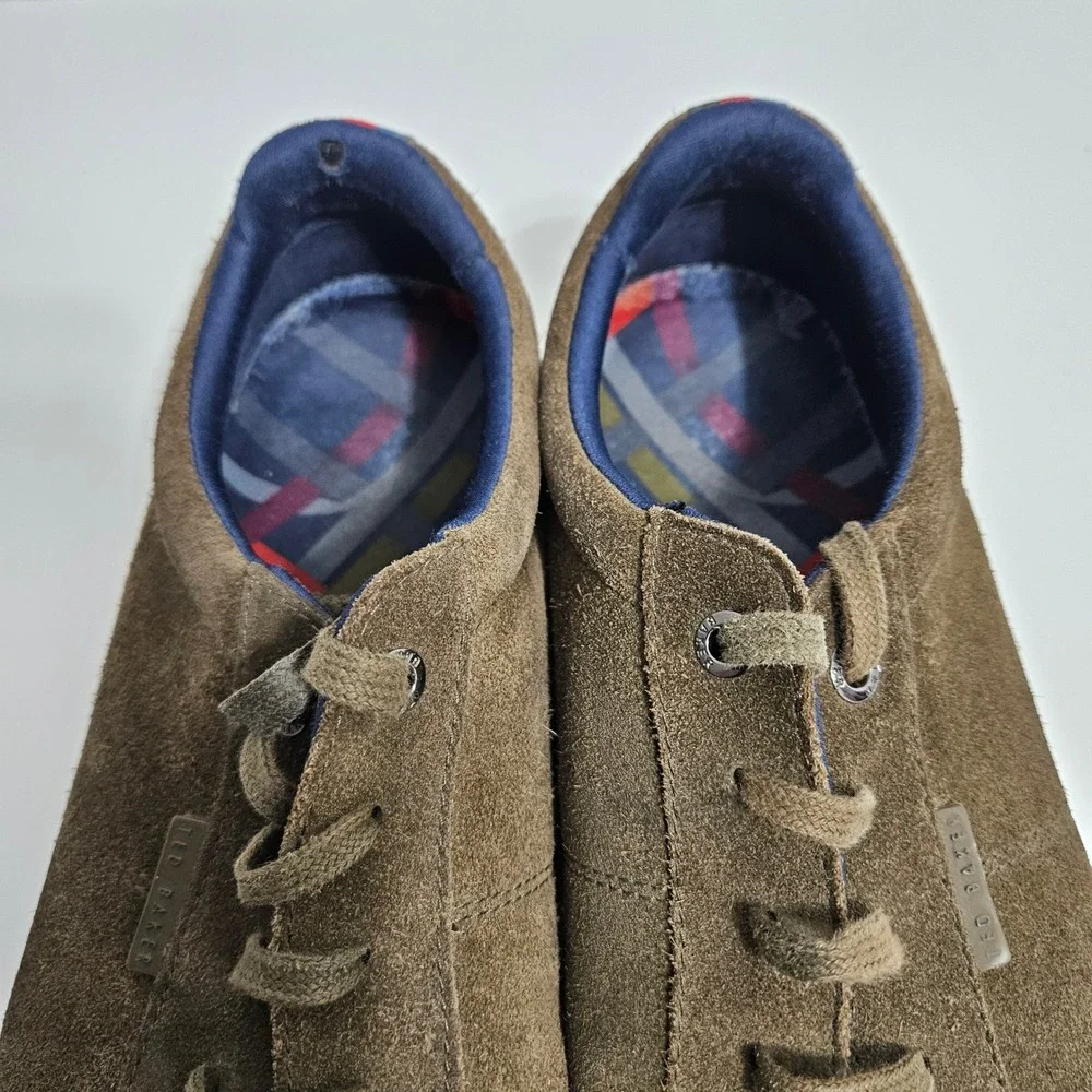 Ted Baker London Eppand Mens Suede Low Top Sneakers 10.5